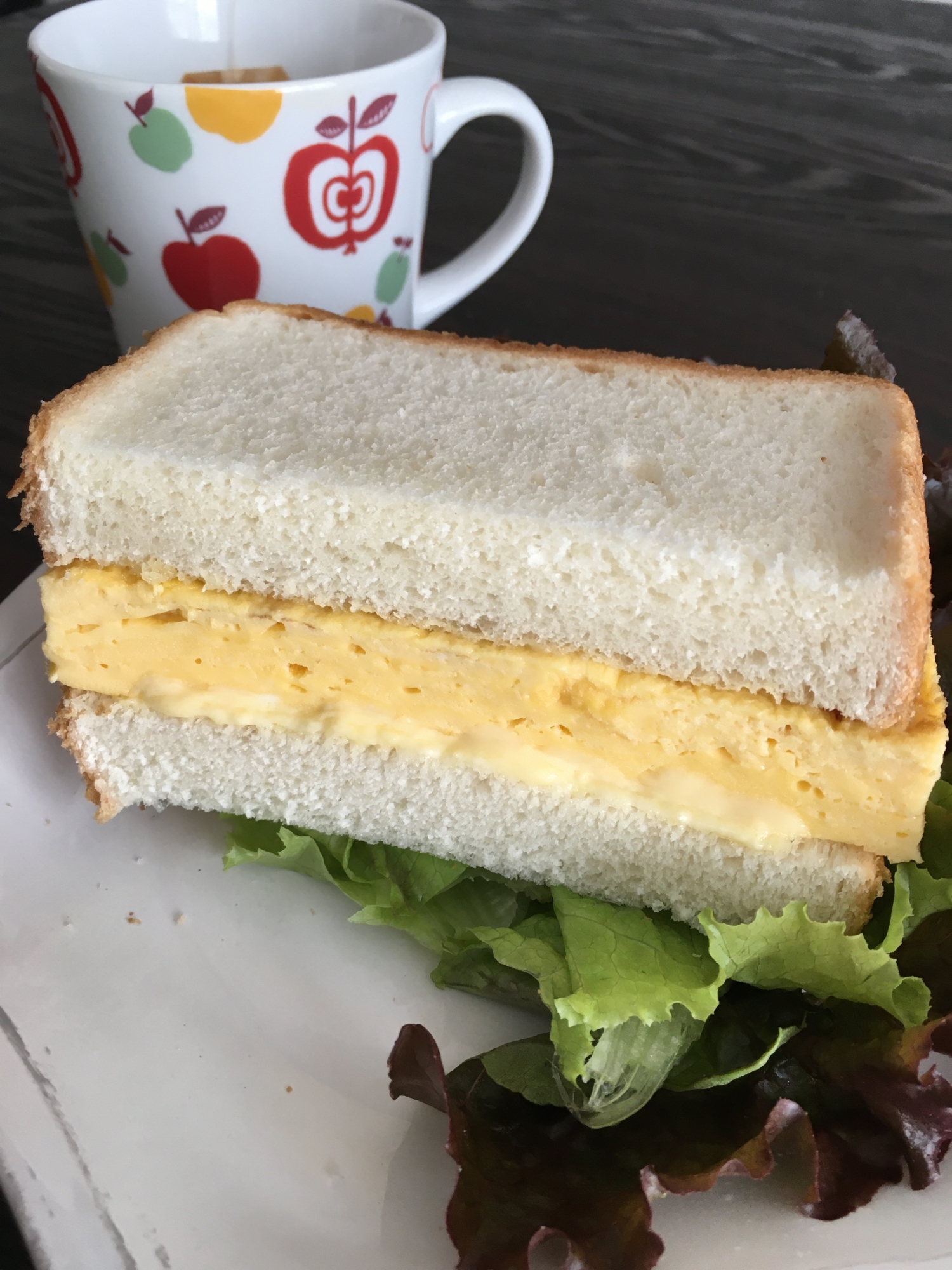 厚焼き玉子サンド♪