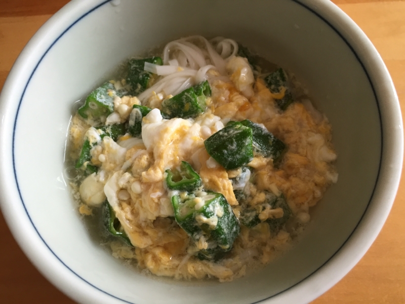 ふわとろオクラ煮麺