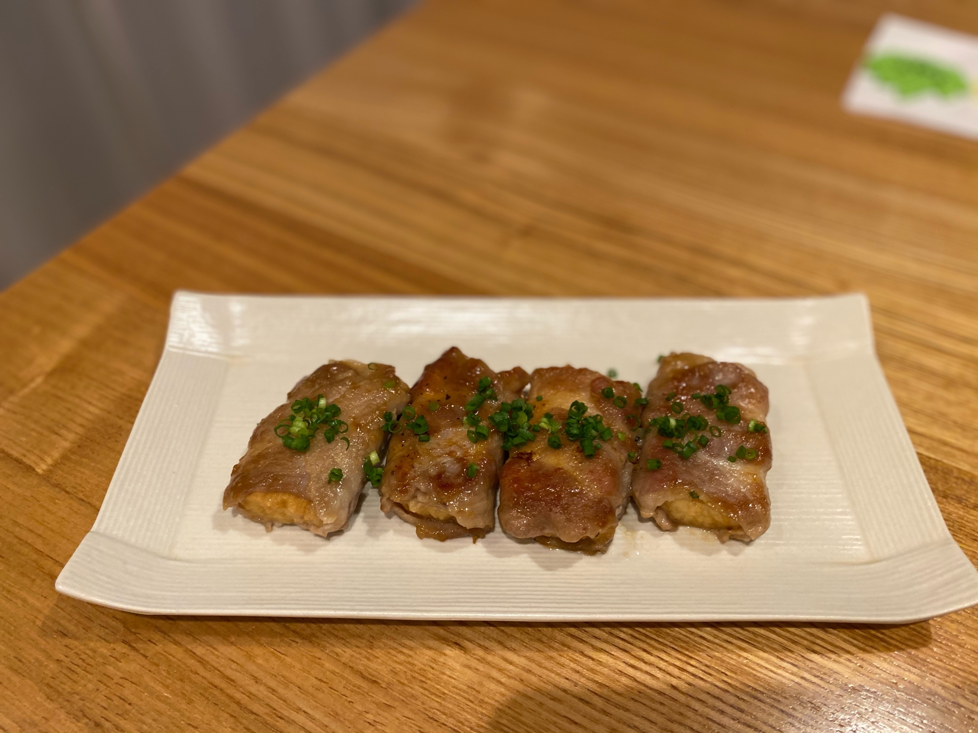 お弁当にも♪厚揚げの肉巻き〜こってりダレ〜