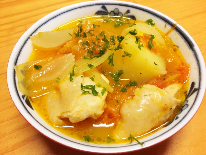 水なし チキンのトマト煮 レシピ 作り方 By たかまさ20010911 楽天レシピ
