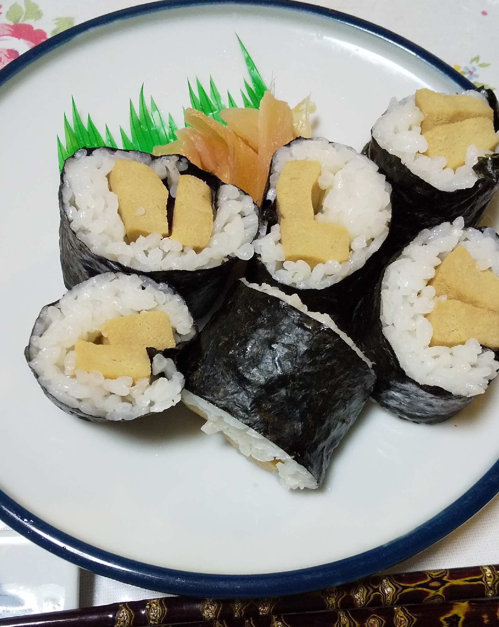 赤梅酢と梅シロップで高野豆腐の巻き寿司