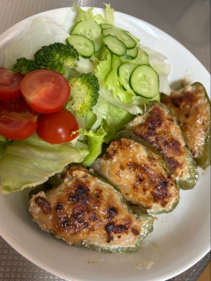 簡単で美味しい！ピーマンの肉詰め♪