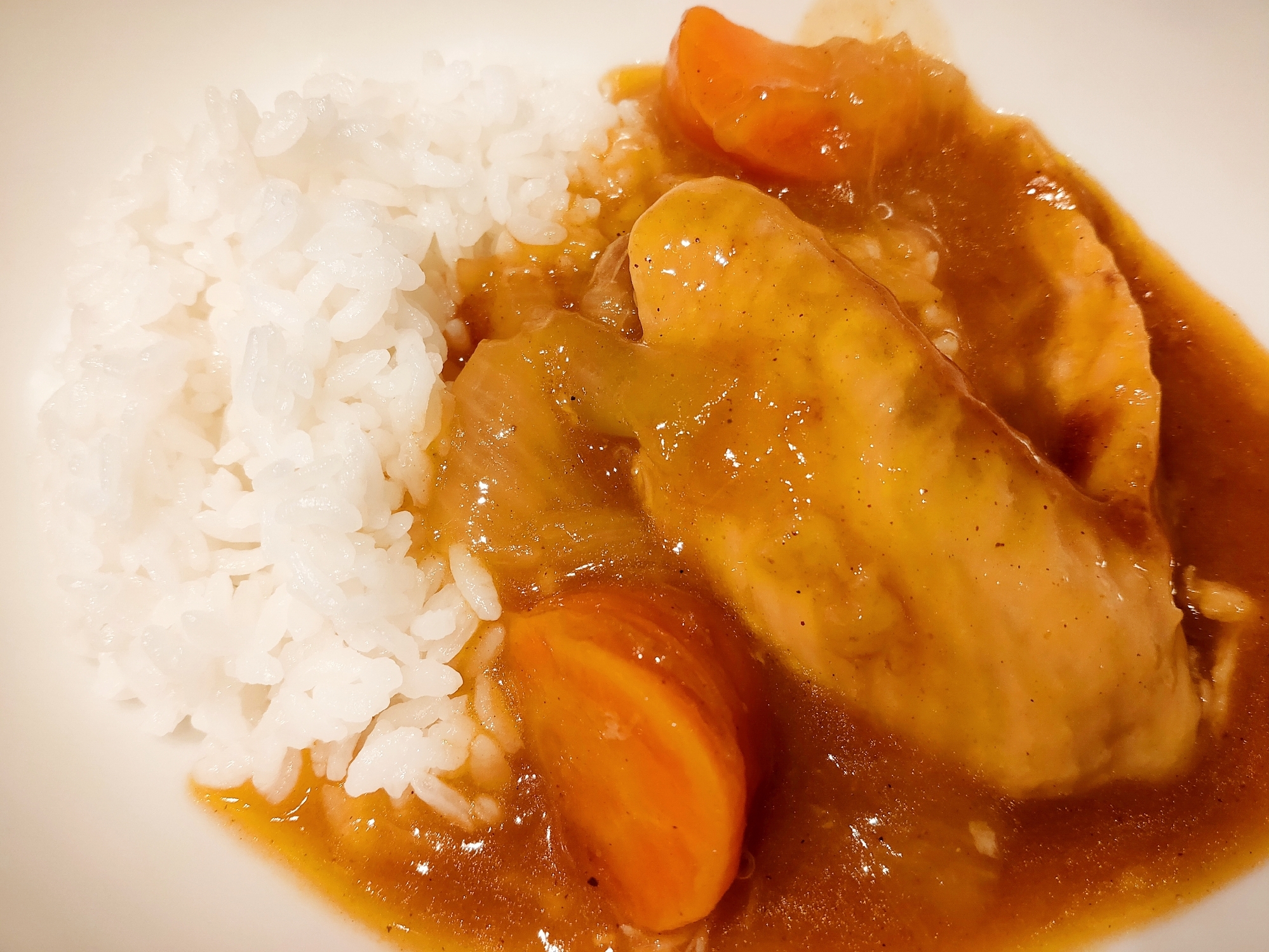 圧力鍋で♪手羽先カレー