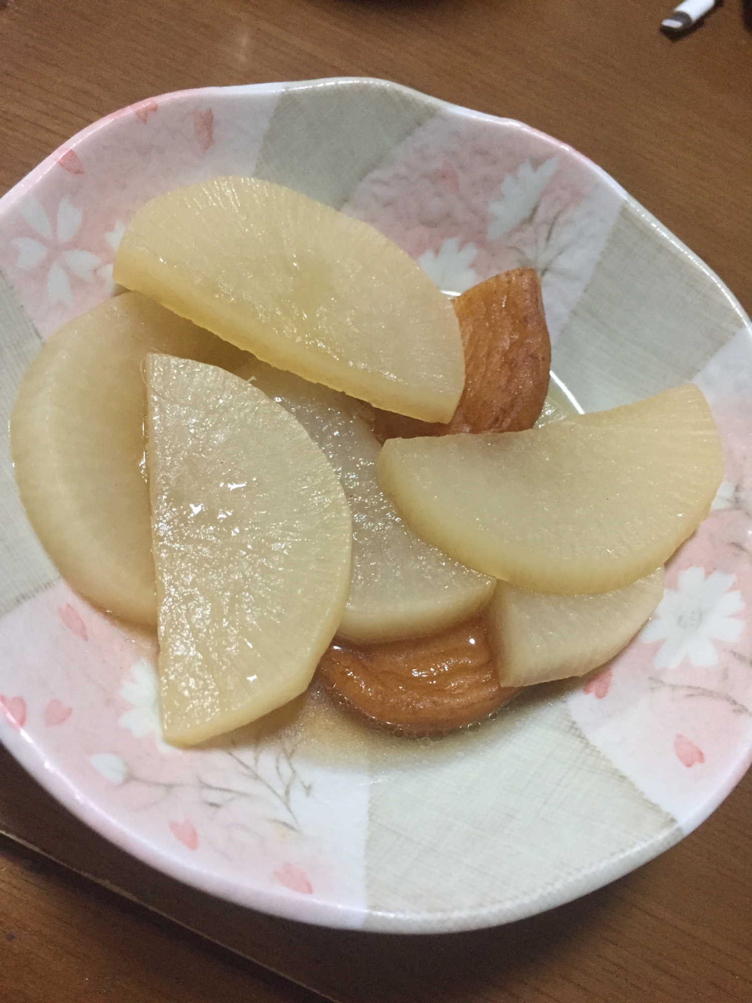 大根とさつまあげの煮物