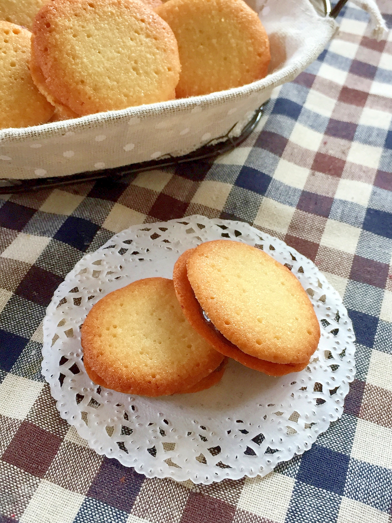 サクサク♡チョコサンドラングドシャ