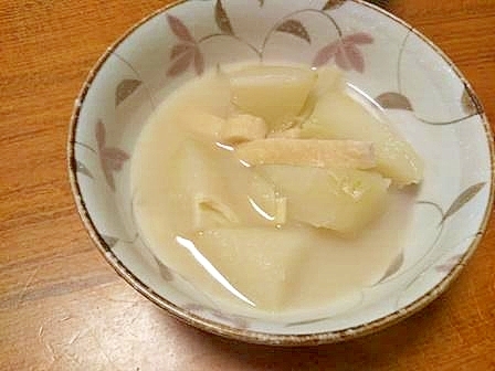 隼人瓜と　あげの　ほっこり煮物