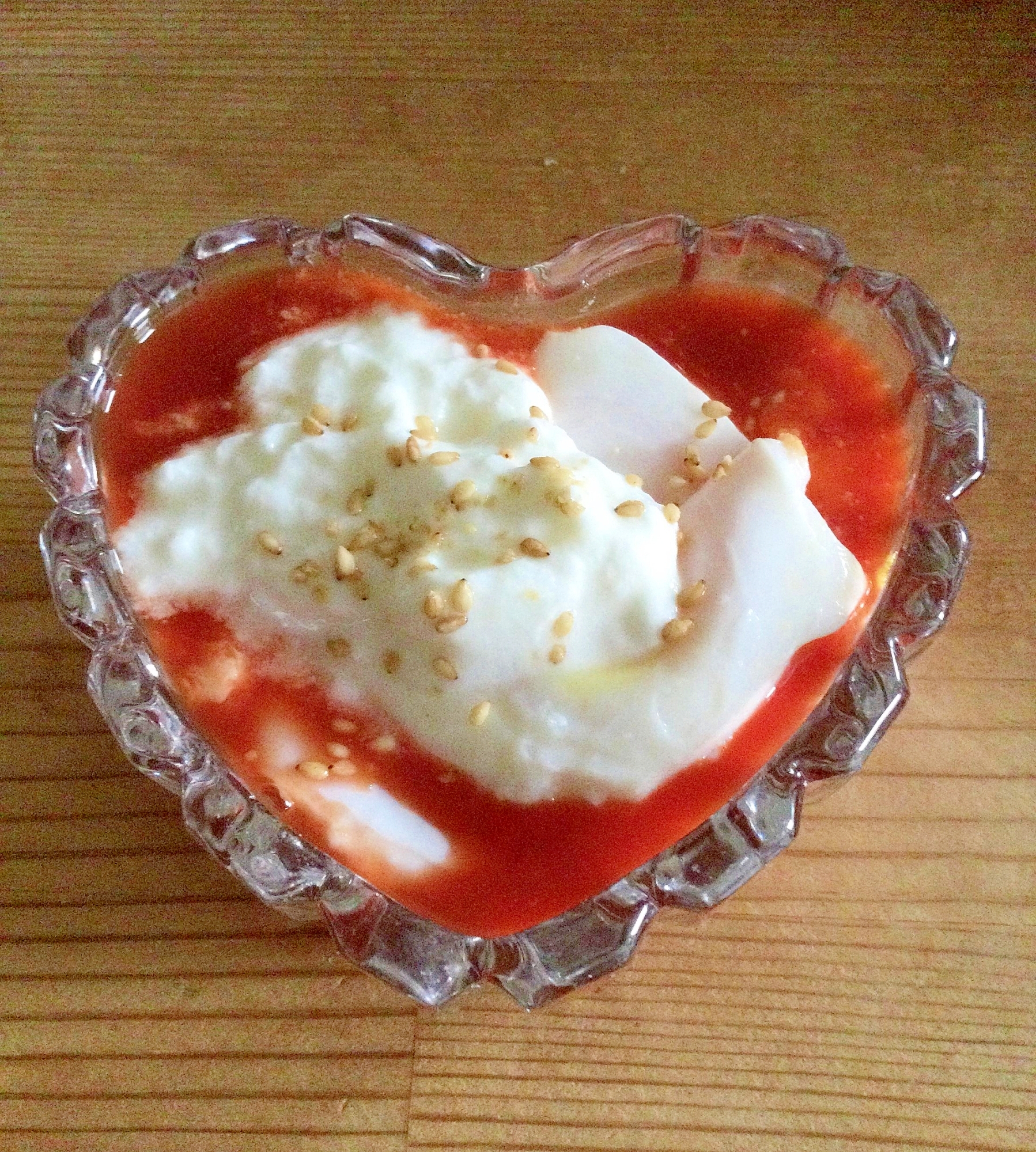 たまご野菜ジュースヨーグルト♪