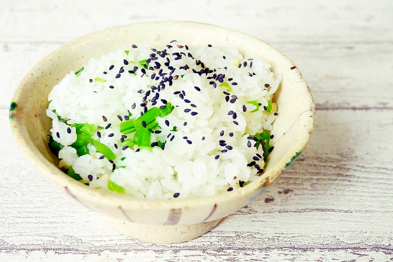 エコな我が家の青菜飯