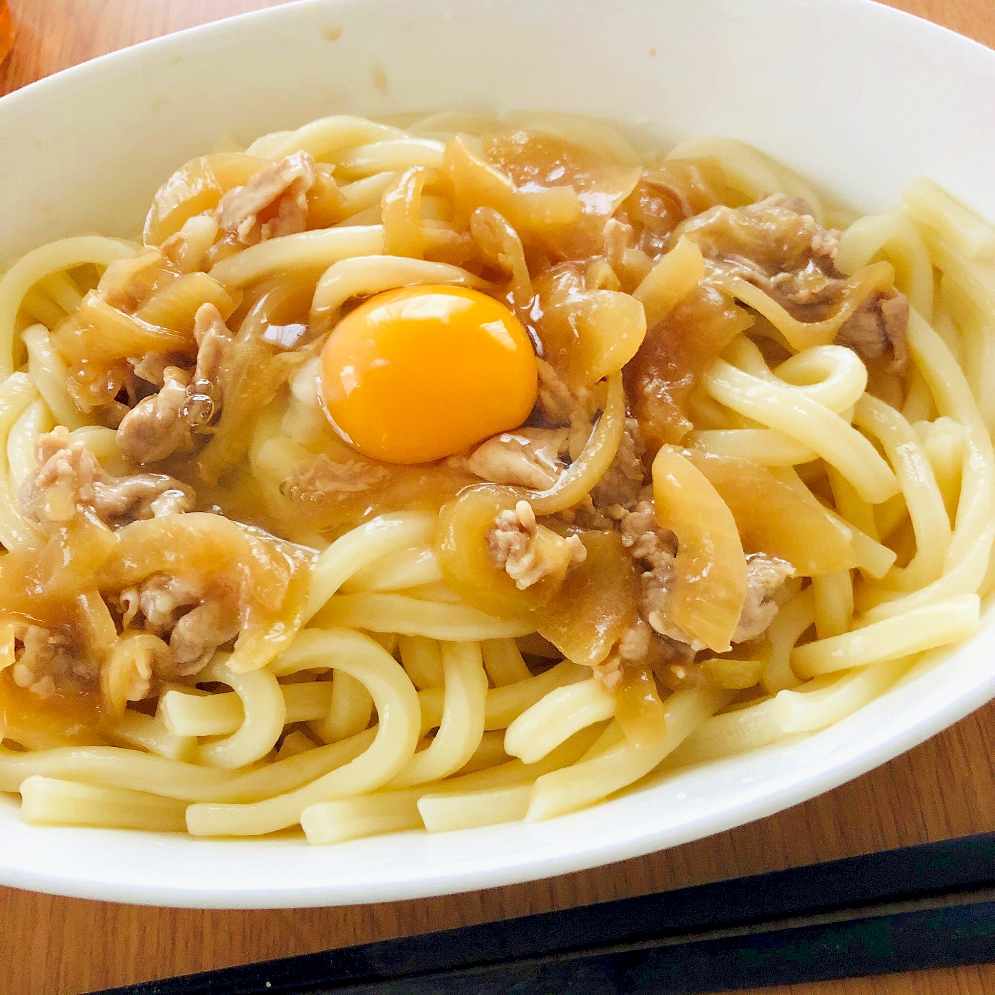 月見牛煮込みのせうどん