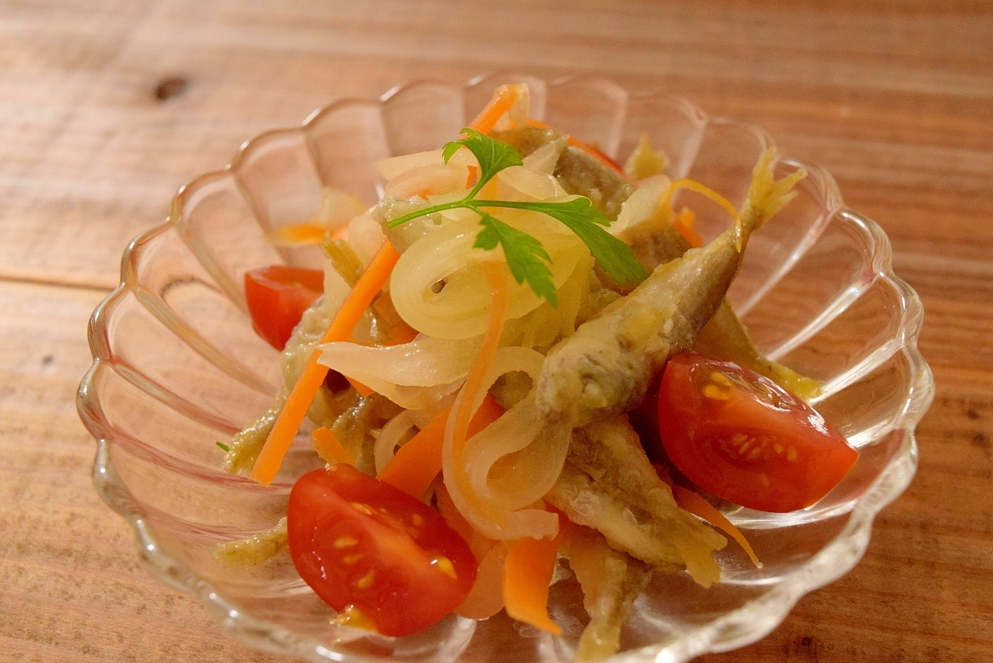 プロの味!小鯵のエスカベッシュ