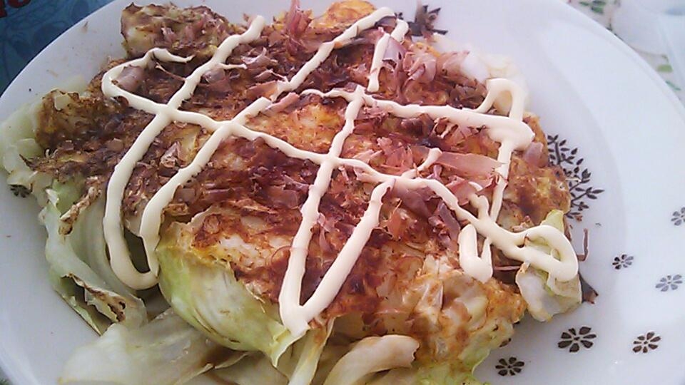 材料2品のキャベツ焼き♪
