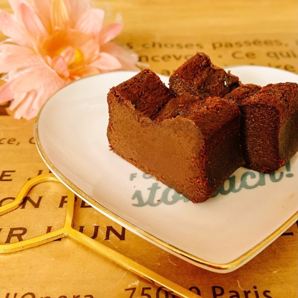 卵1個 板チョコ1枚 とろけるチョコテリーヌ レシピ 作り方 By Sweet Sweet 楽天レシピ 卵1個 板チョコ1枚 とろけるチョコテリーヌ レシピ 作り方 By Sweet Sweet 楽天レシピ