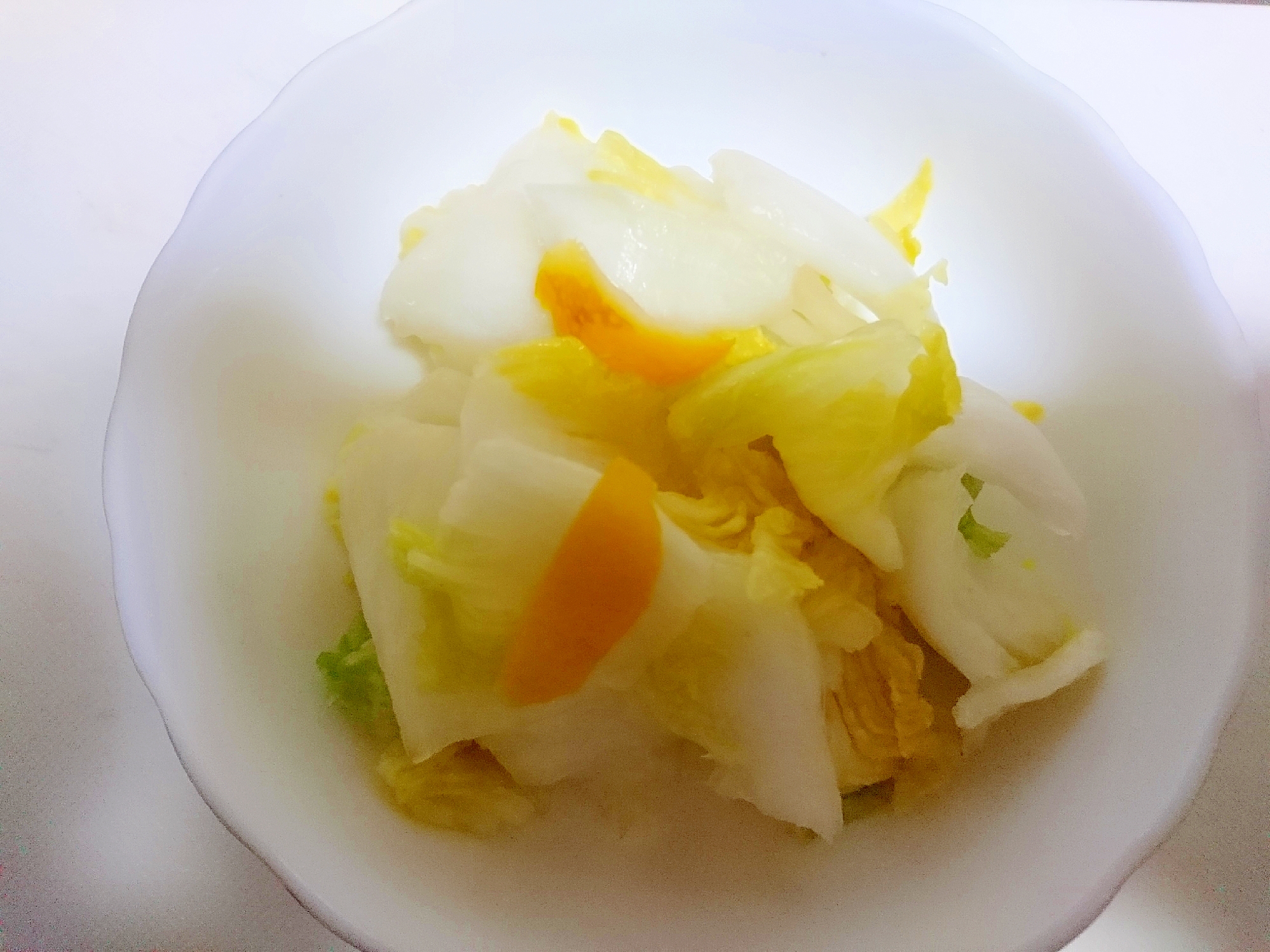 ベビー白菜の漬け物(柚子入り)