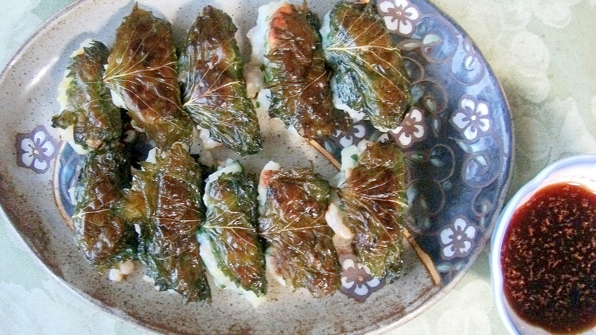 エビとはんぺんのしそ巻 レシピ 作り方 By Catball4549 楽天レシピ