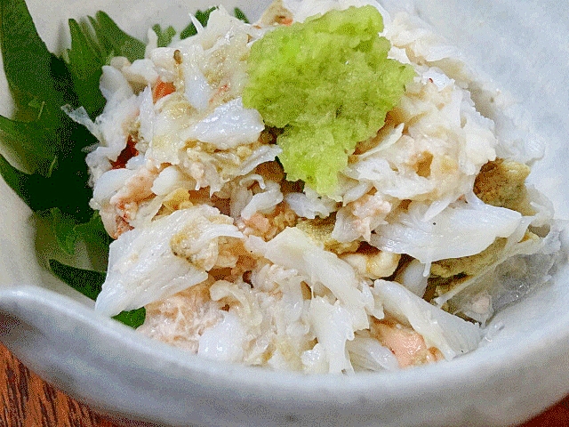 カニの茹で方 ワサビ風味 栗ガニとも和え レシピ 作り方 By Startrek 楽天レシピ カニの茹で方 ワサビ風味 栗ガニとも和え レシピ 作り方 By Startrek 楽天レシピ