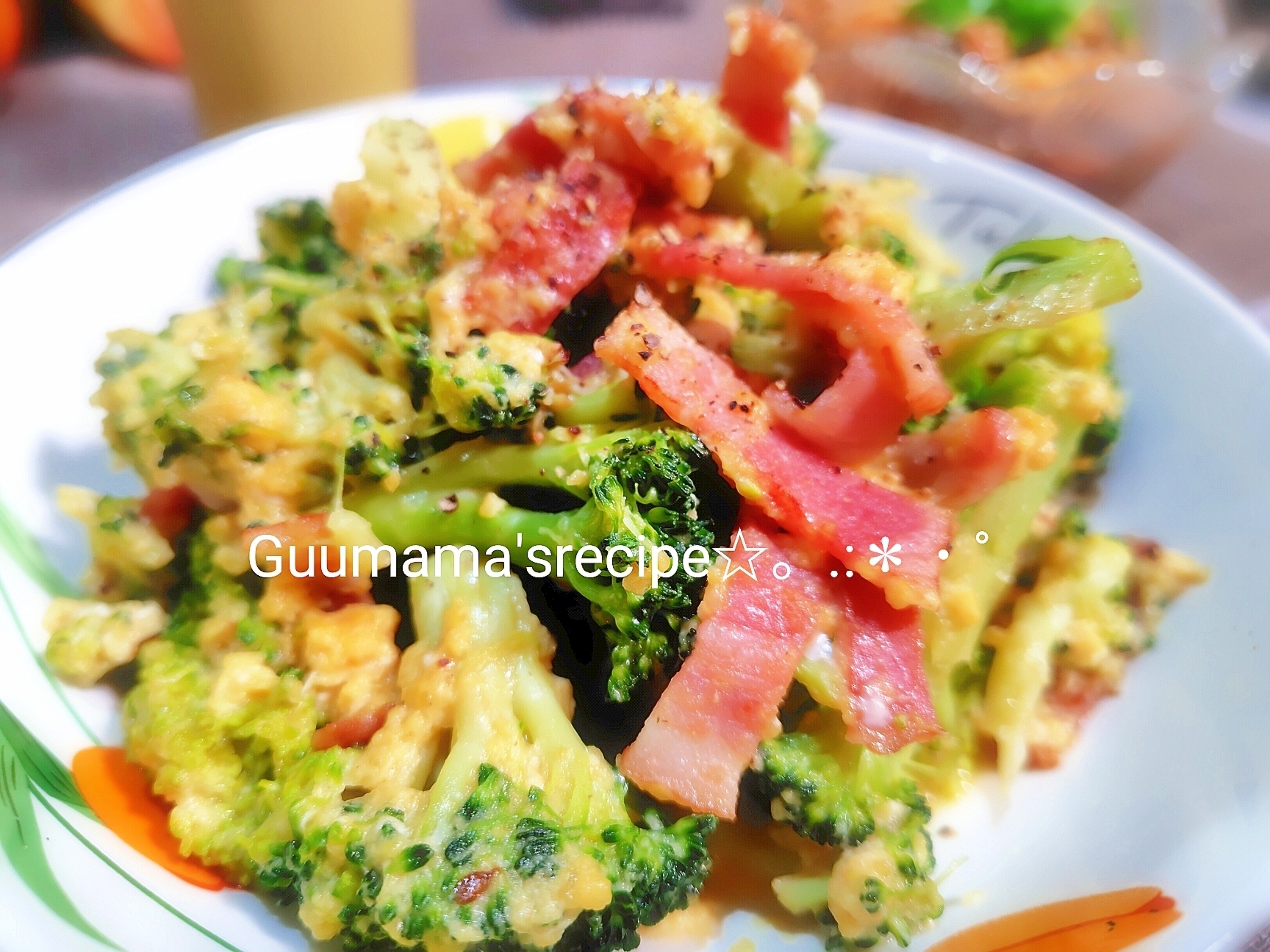 国産チーズで濃厚♡ブロッコリーのカルボナーラ風