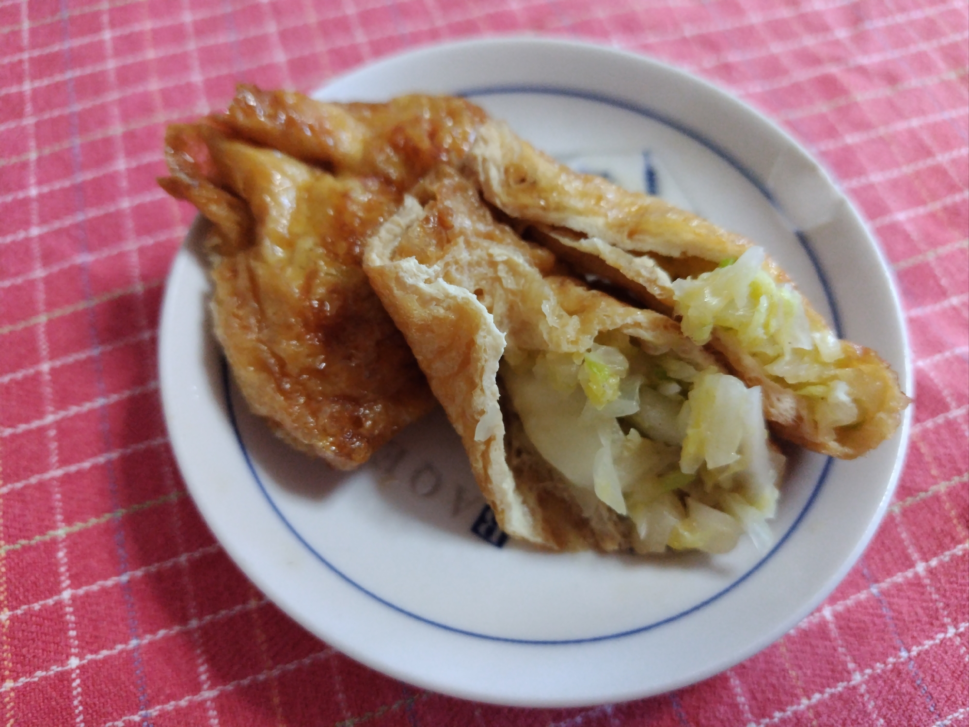 油あげと白菜の巾着♪