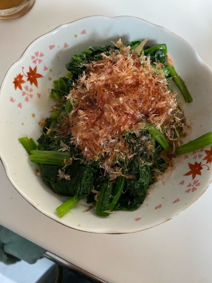 電子レンジで簡単☆ほうれん草のおひたし