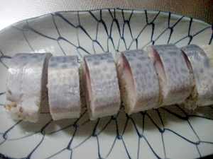 しめ鯖のお刺身で簡単お寿司☆