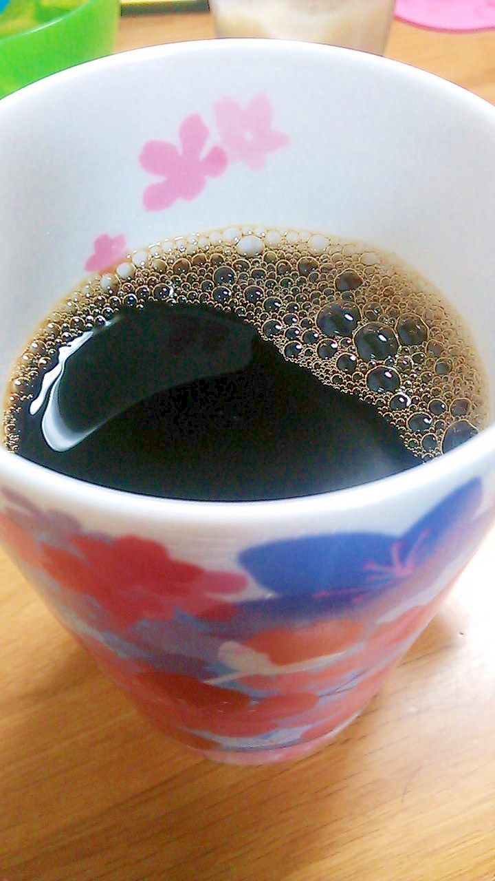 黒蜜コーヒー(＾＾)　ほっとする甘さです