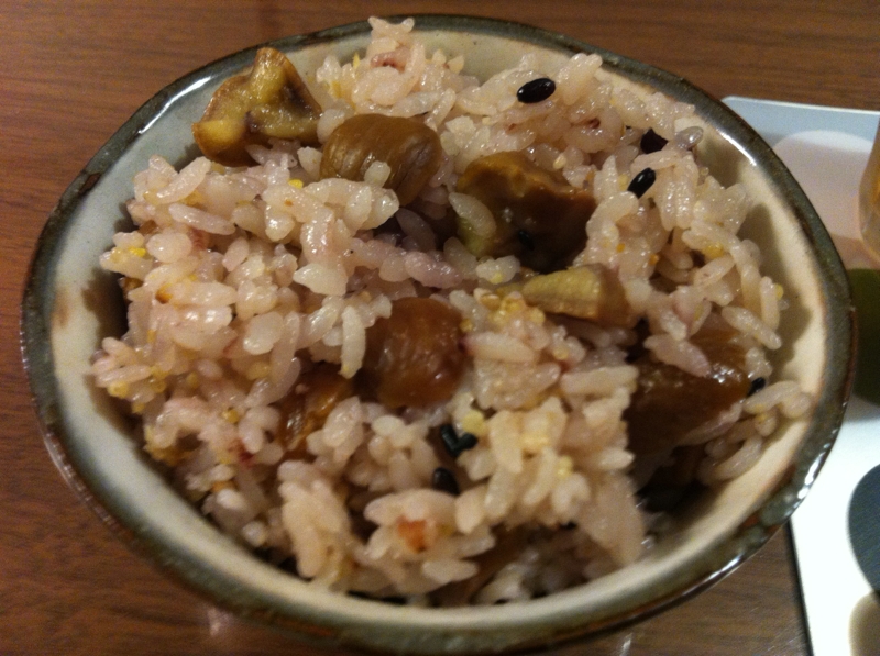 甘栗ご飯