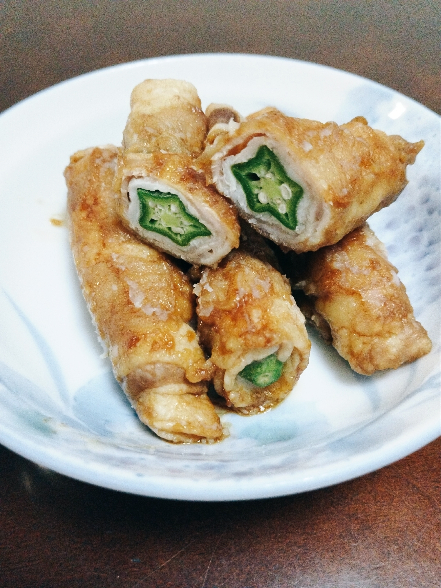 オクラの肉巻き