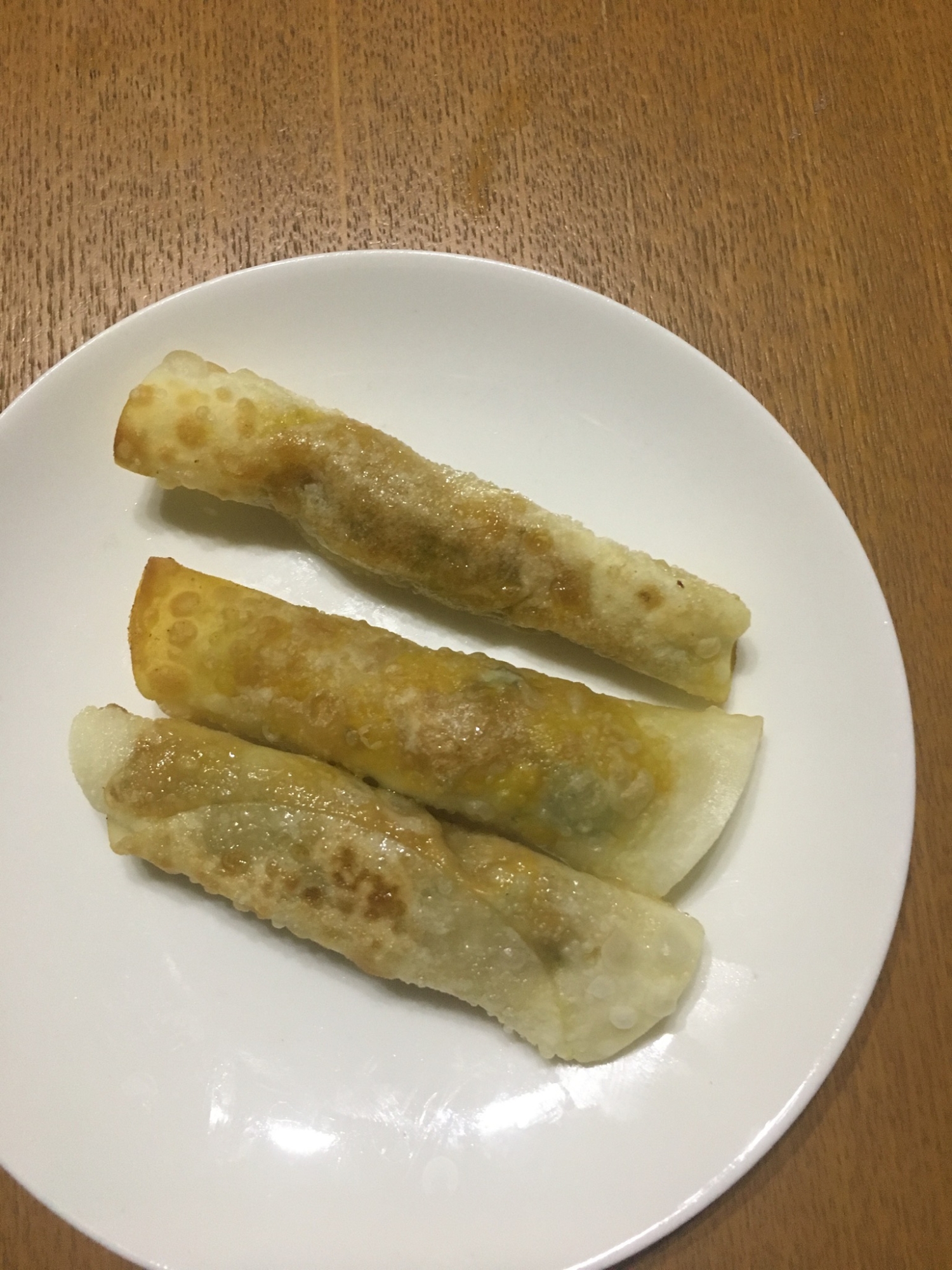 餃子の皮deかぼちゃ包み