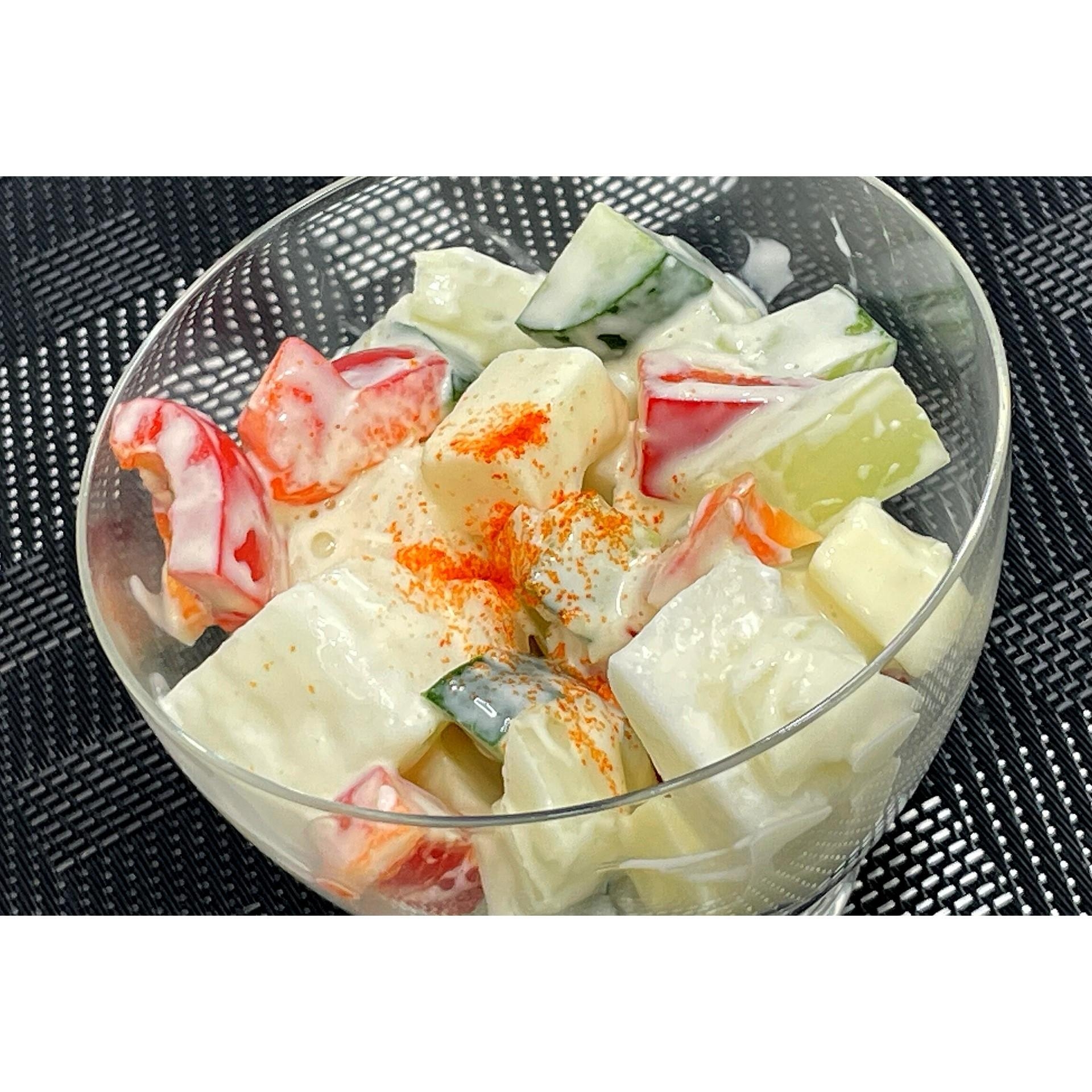 チーズと野菜のごろっとサラダ★動画あり★
