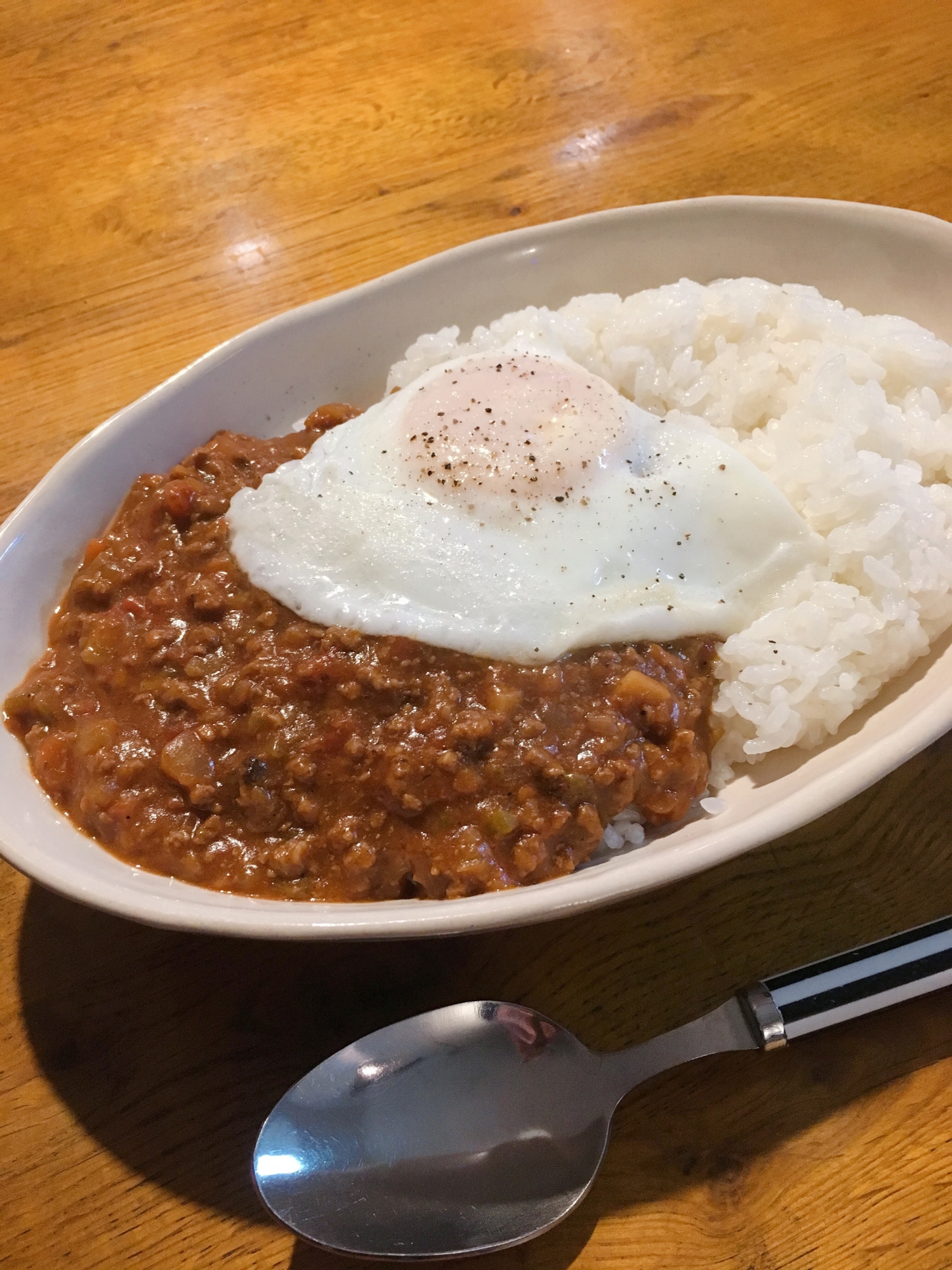 野菜たっぷりキーマカレー