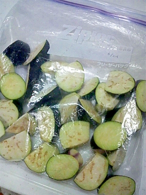 無駄にしない なすの冷凍保存法 レシピ 作り方 By Maitan0409 楽天レシピ 無駄にしない なすの冷凍保存法 レシピ 作り方 By Maitan0409 楽天レシピ