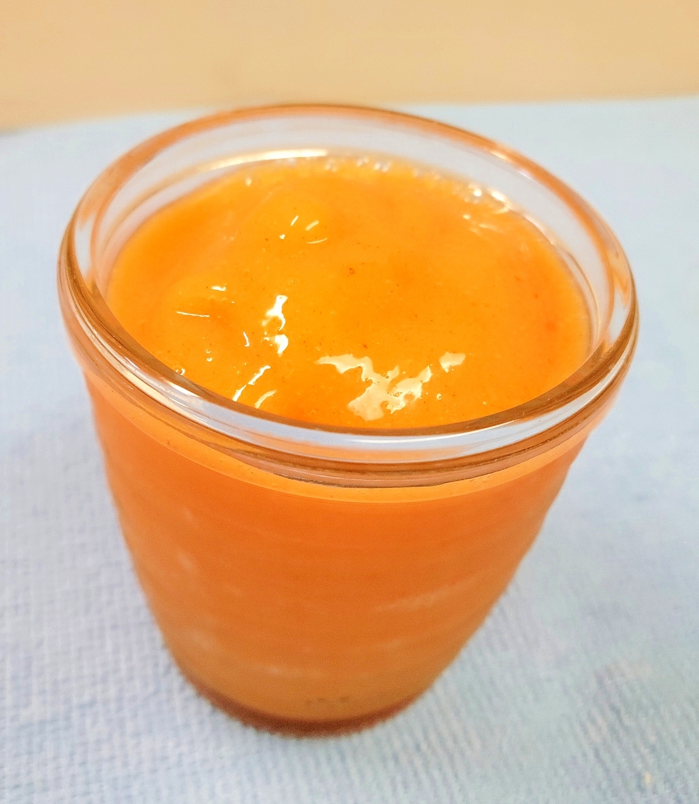 簡単ヘルシー(^^)柿＋生姜＋オリゴ糖のスムージー