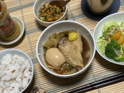 お手軽♪鶏手羽の照り煮✿圧力鍋使用✿