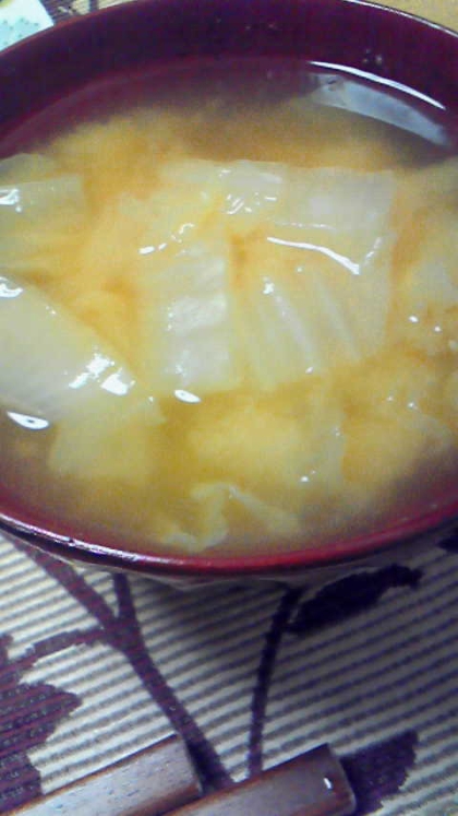 大根・白菜・みょうがの味噌汁