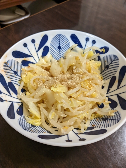 簡単おいしい！もやしと白菜のナムル