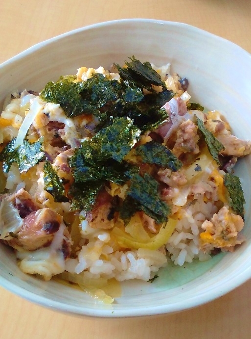 ヘルシー☆さば缶丼