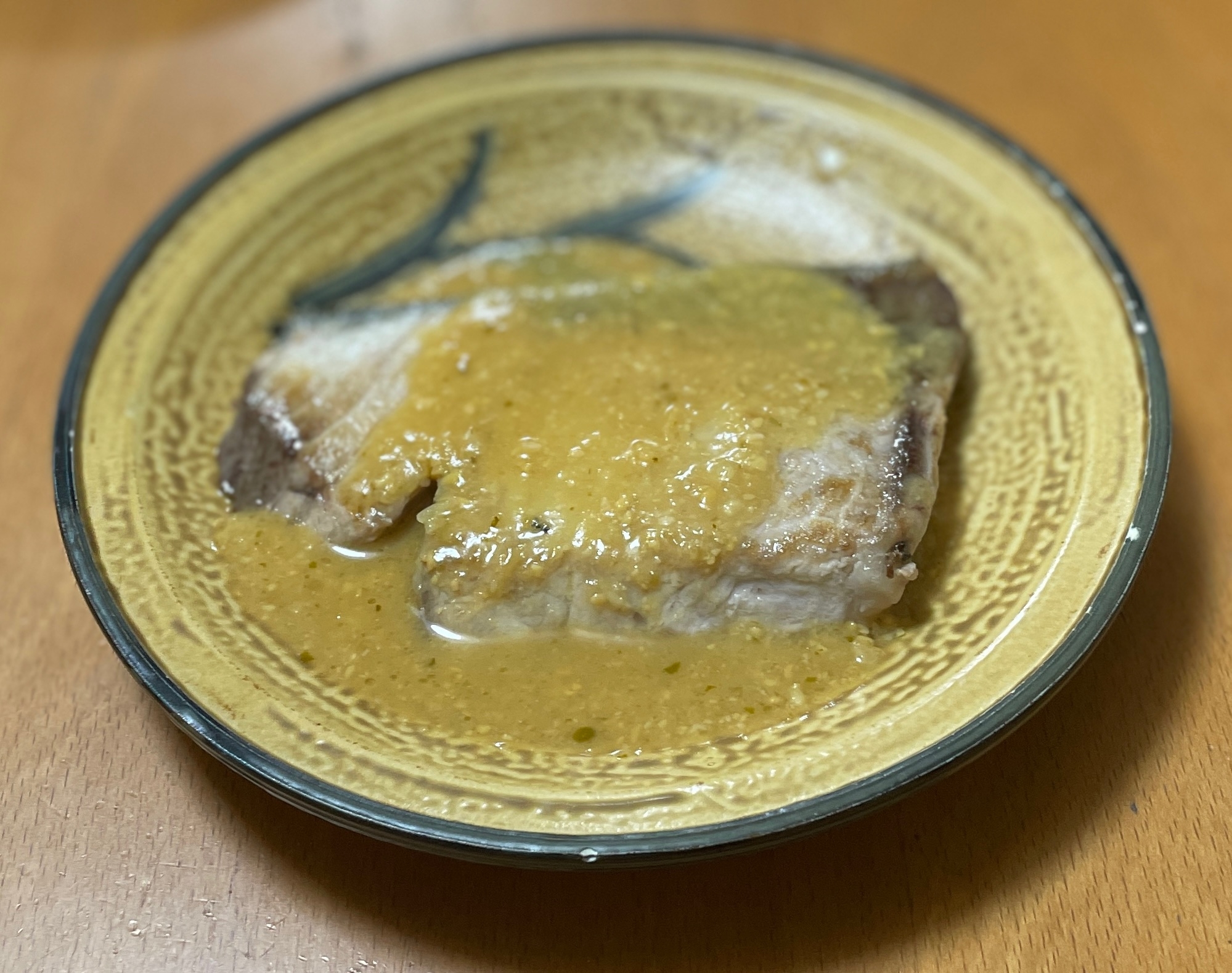 ぶりの塩焼き　柚子胡椒と味噌のたれ