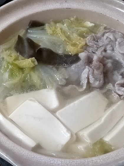 あったまろう♪湯豆腐