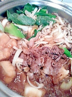 割り下を使わず☆すき焼きふう