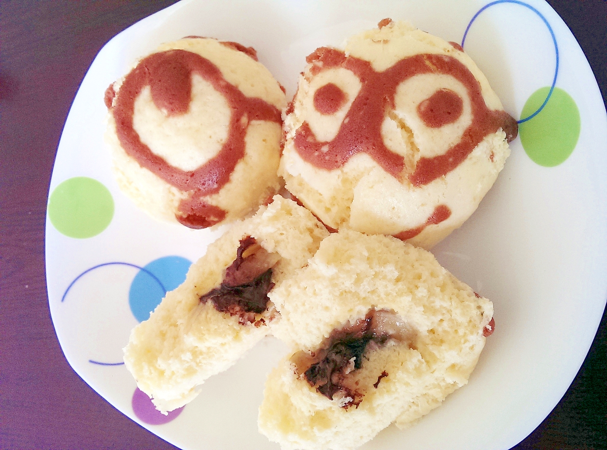 ミニオンのチョコバナナまん レシピ 作り方 By はかせ５５ 楽天レシピ
