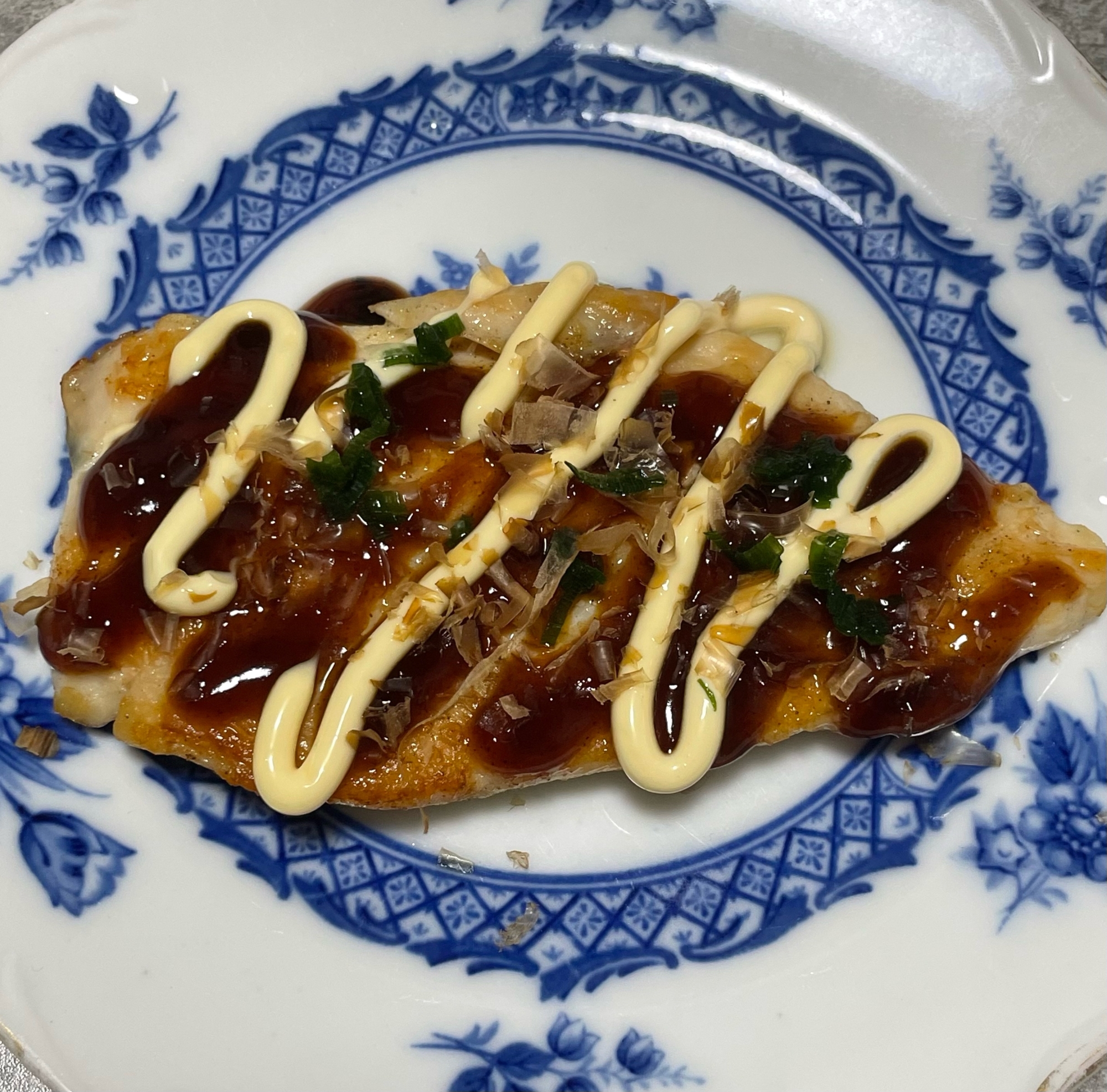 ささみのお好み焼き風