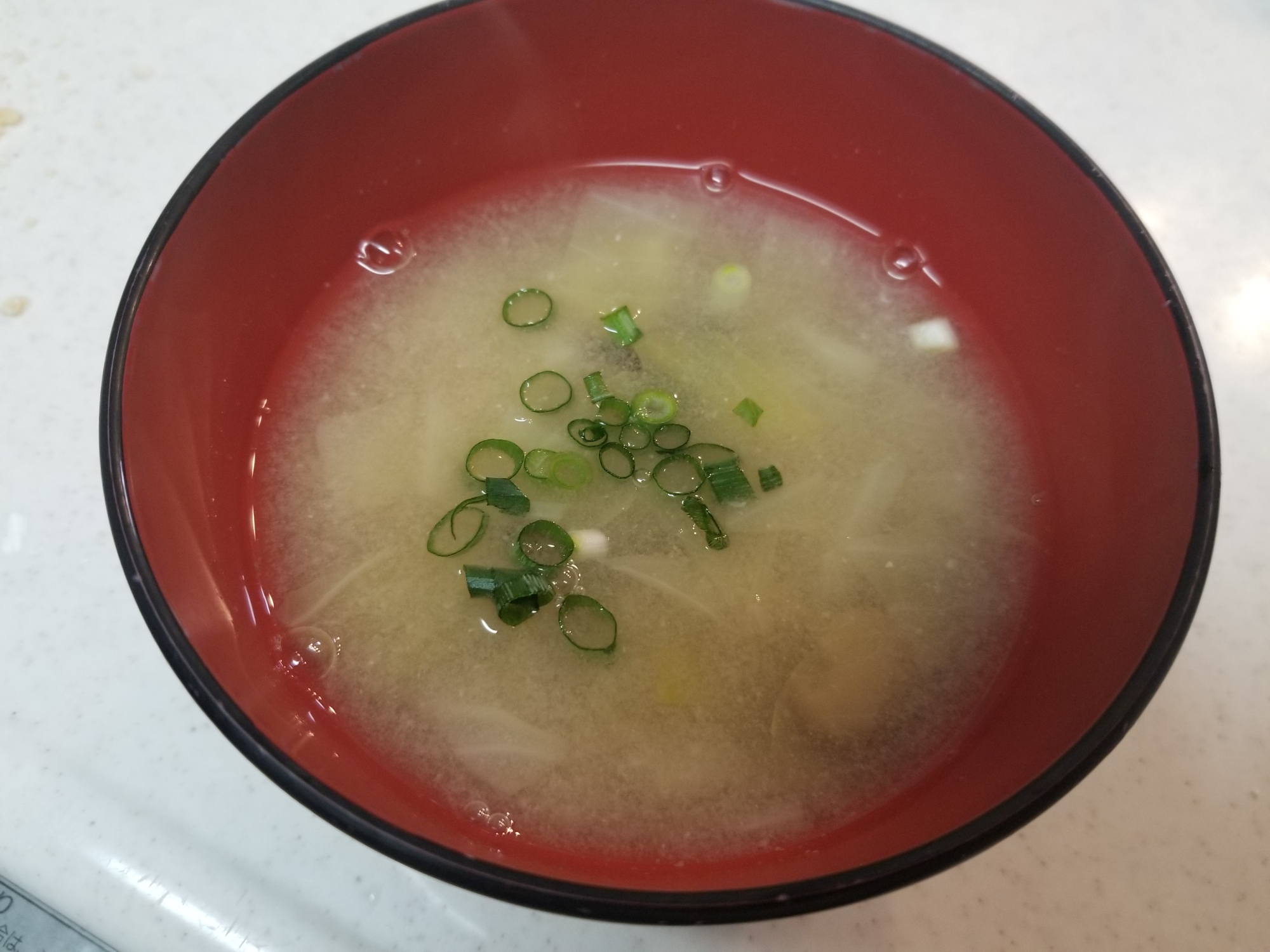椎茸とキャベツのお味噌汁