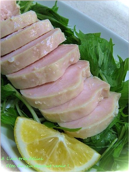 塩麹でしっとり 鶏むね肉のレンジで鶏ハム レシピ 作り方 By はなまる子 楽天レシピ 塩麹でしっとり 鶏むね肉のレンジで鶏ハム レシピ 作り方 By はなまる子 楽天レシピ