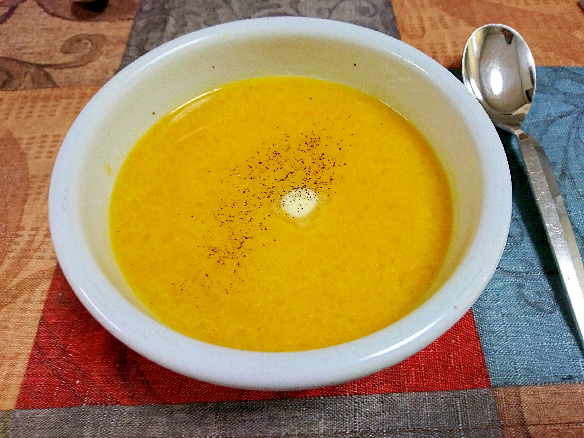 南瓜と生姜のスープ