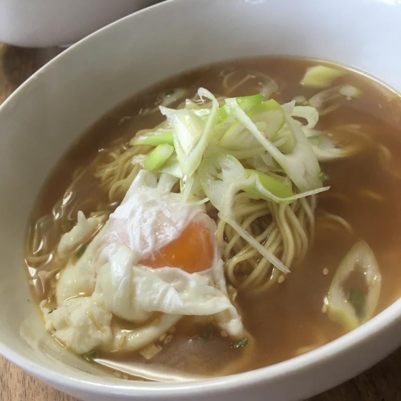 ポーチドエッグ☆ラーメン