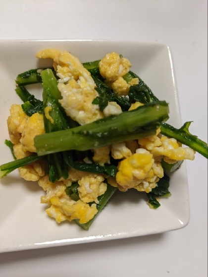 春菊エッグの朝ごはん