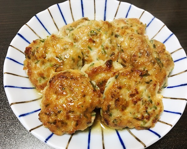 ネギ入りつくね照り焼き