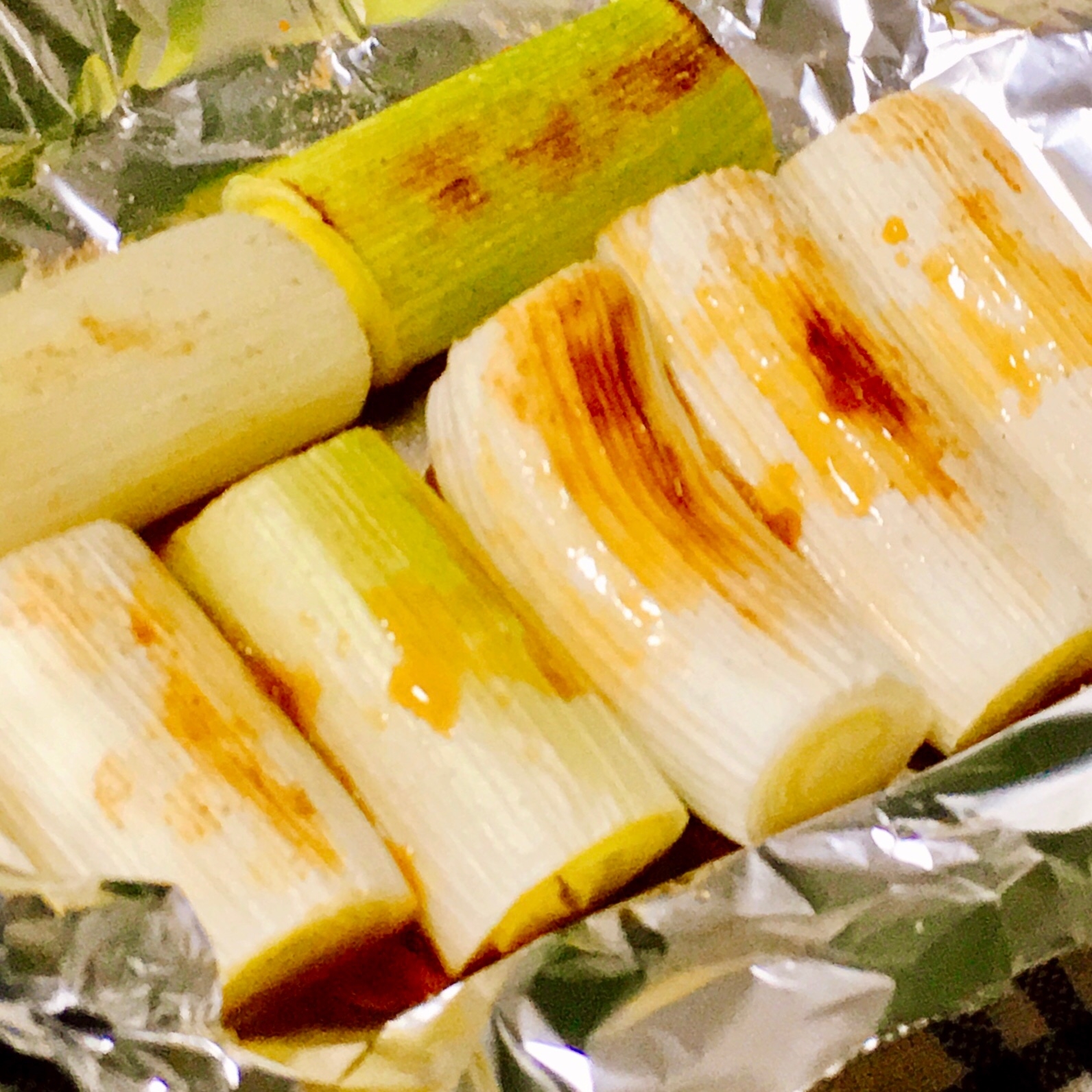 シンプル!長ネギのトースター焼き