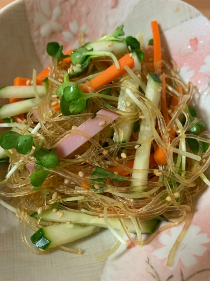 春雨茹でる時から味付けると、味が染みて美味しくなるんですね！