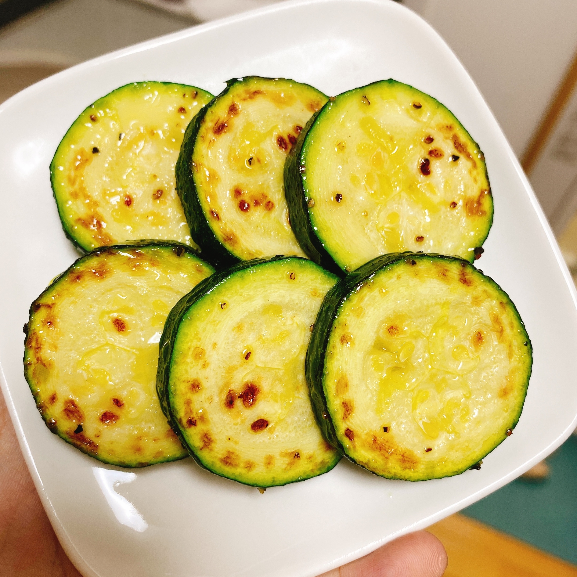 ズッキーニのオリーブオイル焼き