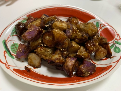 頂きモノの菊芋と紫芋で
甘唐揚げ初めて作りました！
妻に大絶賛されました！！